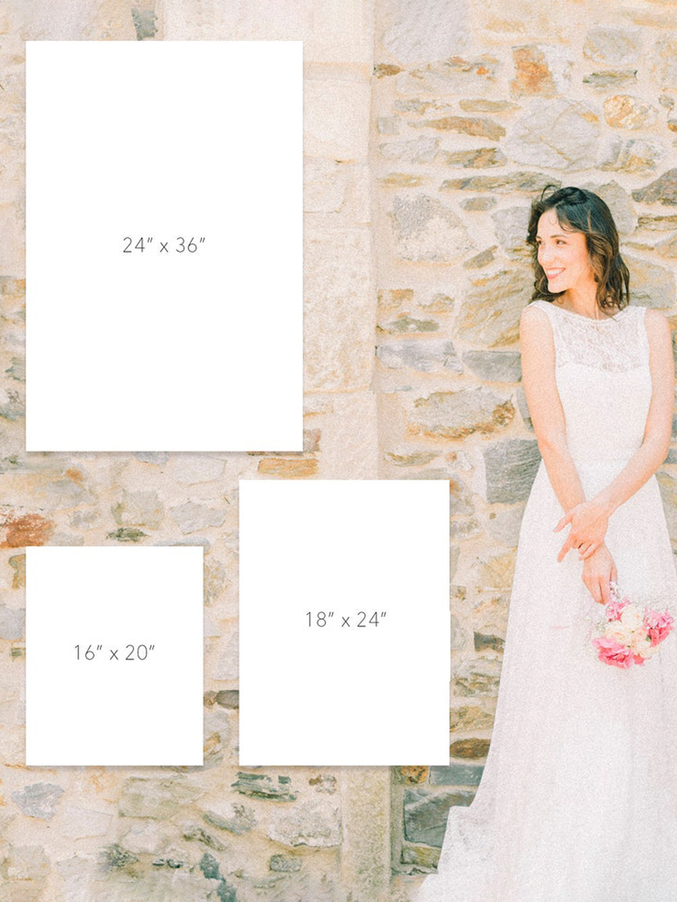PVC wedding sign with customizable photo